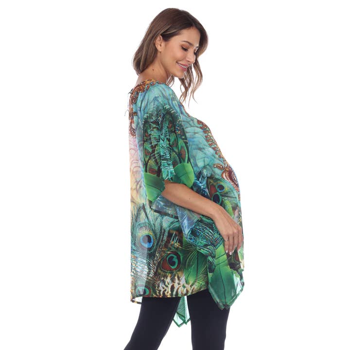 WHITE MARK - Wholesale Top – Maternity - Women's & Plus Size Maternity Short Caftan22