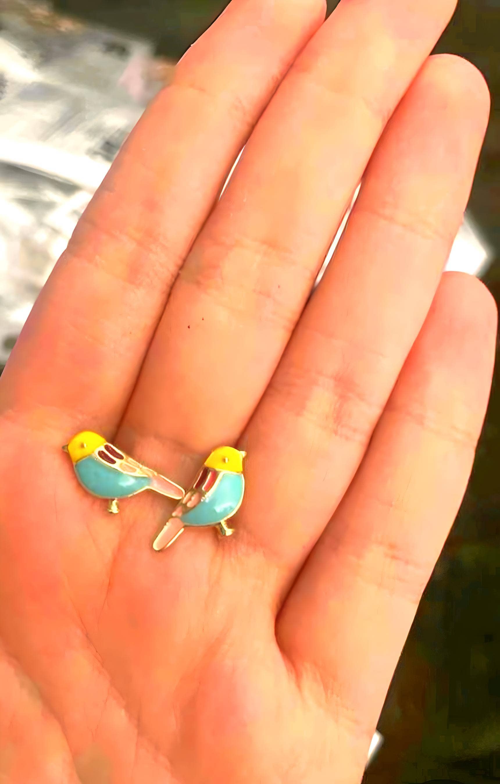 Wild & Free - Wholesale Stud/Post Earrings - Pendientes de pájaro5