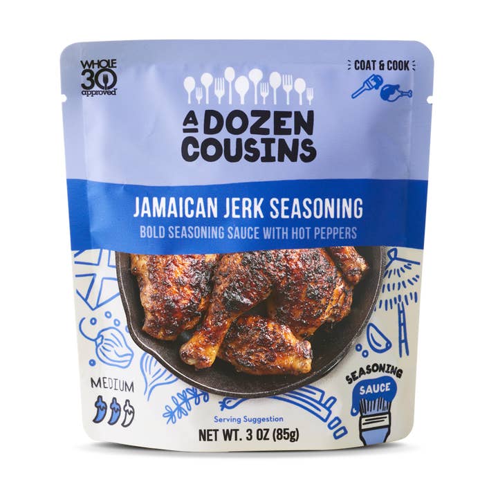A Dozen Cousins - Wholesale Dried Spice Mix - 3 oz Jamaican Jerk Seasoning Sauce0
