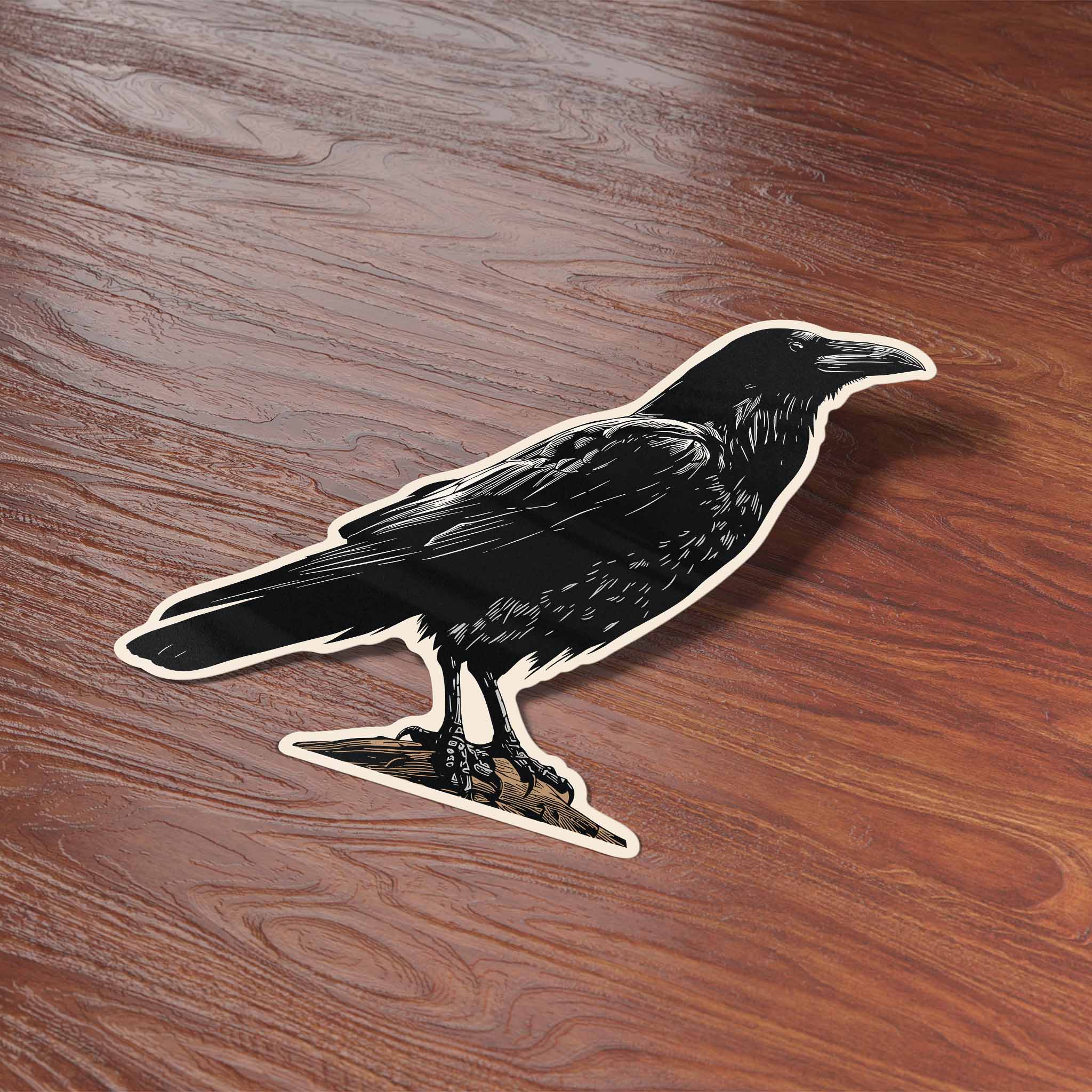 Sentinel Supply - Wholesale Sticker - Crow Birdwatching Sticker4