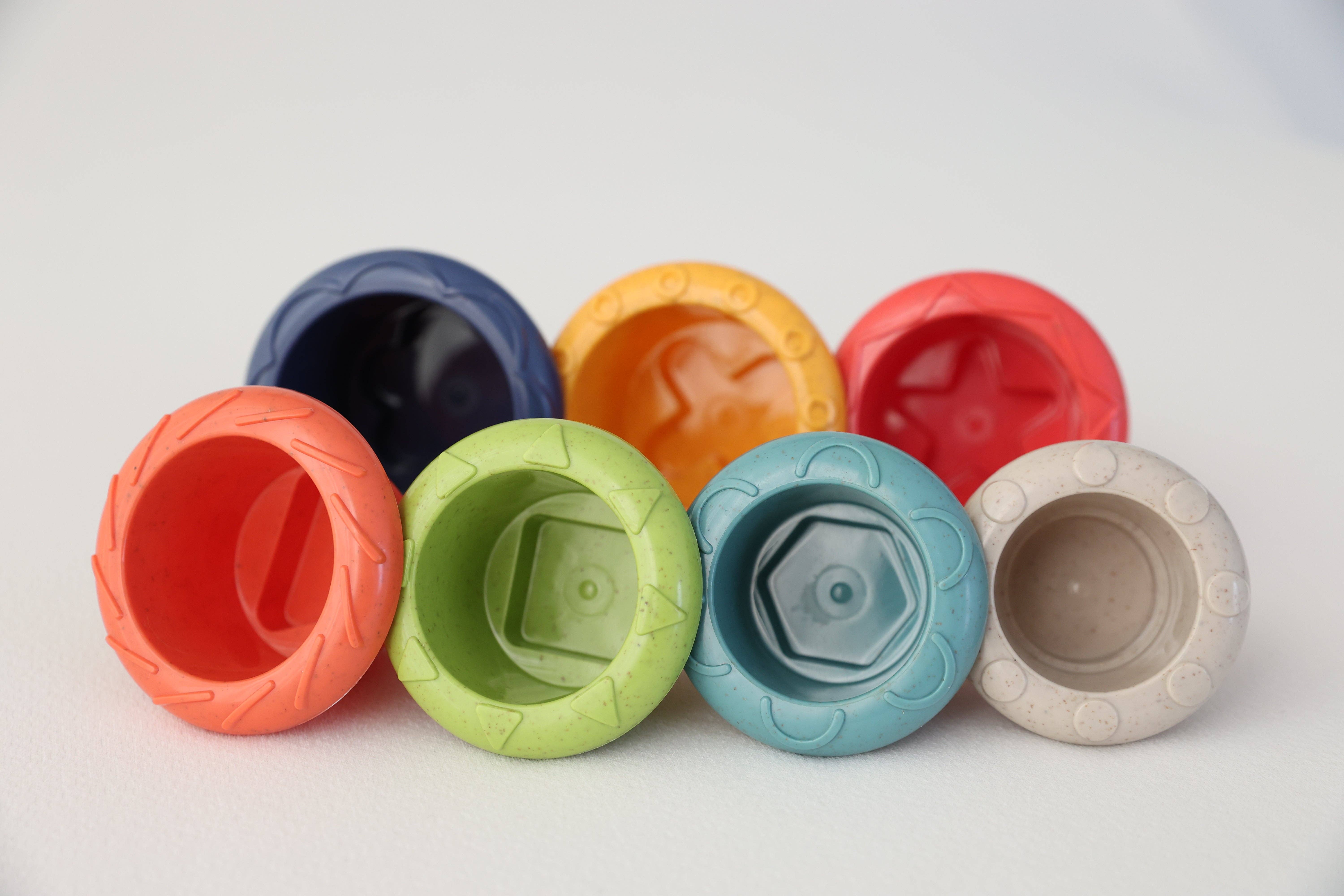 Speedy Monkey - Wholesale Stacking Rings Game - Baby - Rainbow Stackers - TOLO2