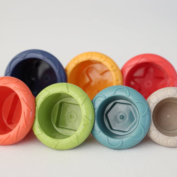 Speedy Monkey - Wholesale Stacking Rings Game - Baby - Rainbow Stackers - TOLO2