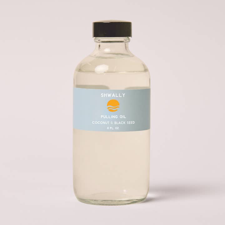 Shwally Black Seed, Coconut + Peppermint Pulling Oil - 8oz for wholesale by Shwally