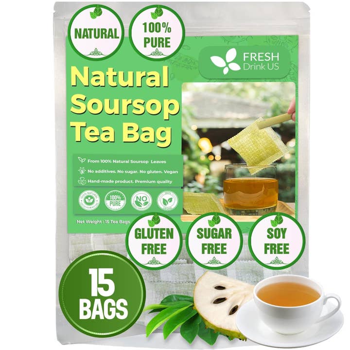 Naomi's Happy Place Shop - Wholesale Health/Detox Tea - Soursop Leaves Tea Version 212