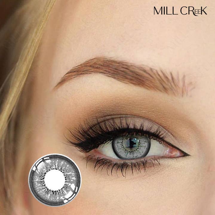 ELKLENS Kontaktlinser som Devil Kärlek Grå för wholesale av ELKLENS