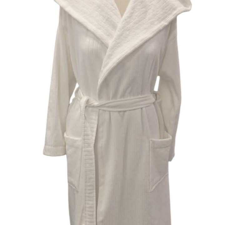 Miglior regalo per la tua persona amata: accappatoio con cappuccio effetto spa. per la vendita all'ingrosso da parte di Veluda