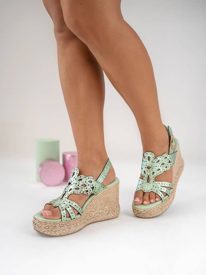 High Wedge Sandals Paula05 for wholesale by MLV Portuguese Shoes