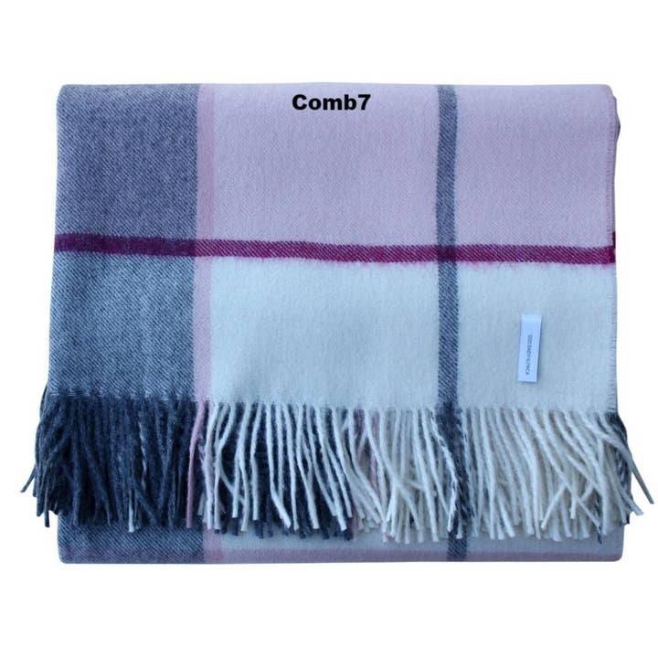 Choice Alpaca Products - Wholesale Throw Blanket - Horizon Stripe Alpaca Throw7