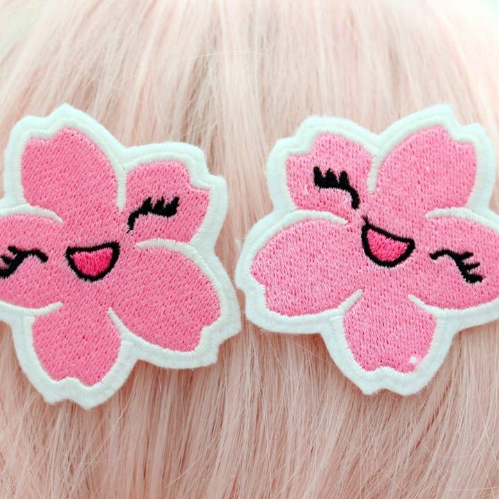 Kawaii Hair Candy – wholesale Hair clip – Women’s – Kawaii Japanese Sakura Cherry Blossom Hair Clip Set1