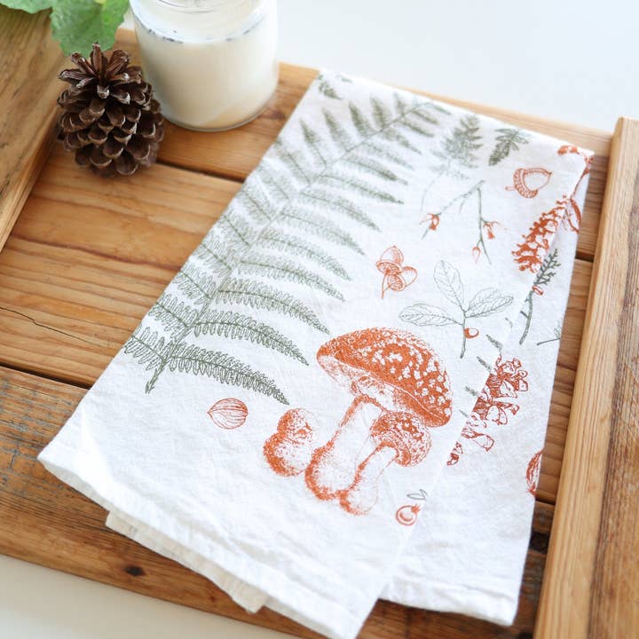 Highland Ridge | Handmade Home Decor - Wholesale Tea Towel - Forest Floor Tea Towel2