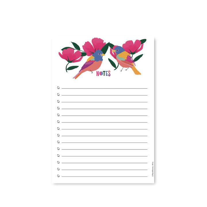 Bloc-notes - Oiseaux exotiques pour la vente par Lili Graffiti