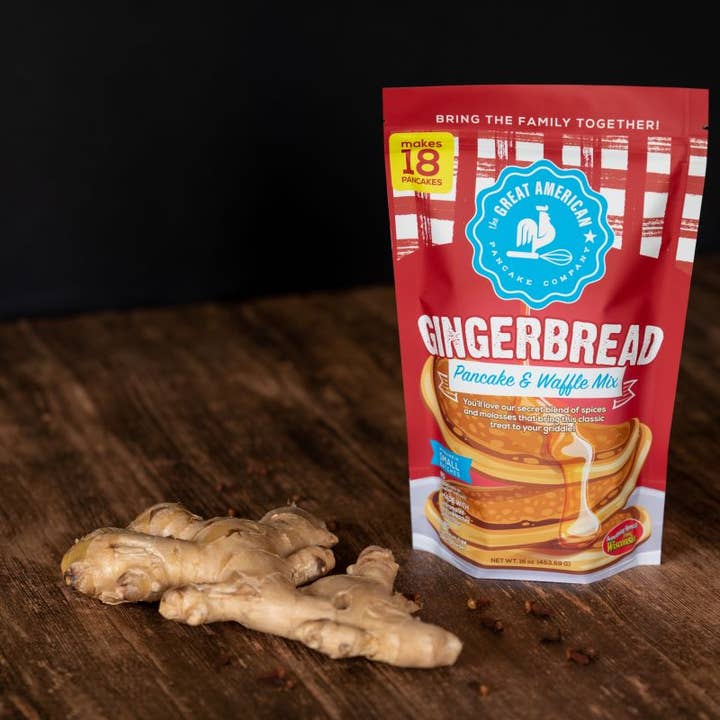 Great American Pancake Company - Wholesale Pancake Mix - Gingerbread Gourmet Pancake & Waffle Mix1