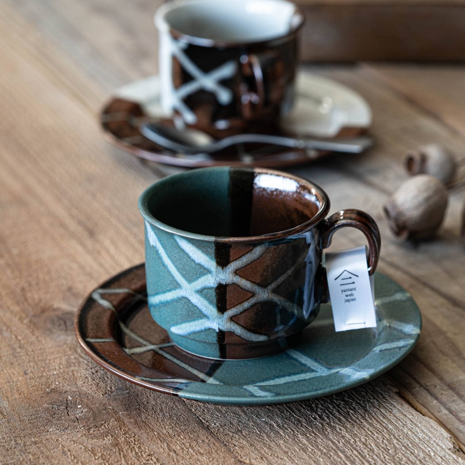 Yamani - Wholesale Coffee/Tea Cup - Memory of Glaze Cup - White (Gift Box)7