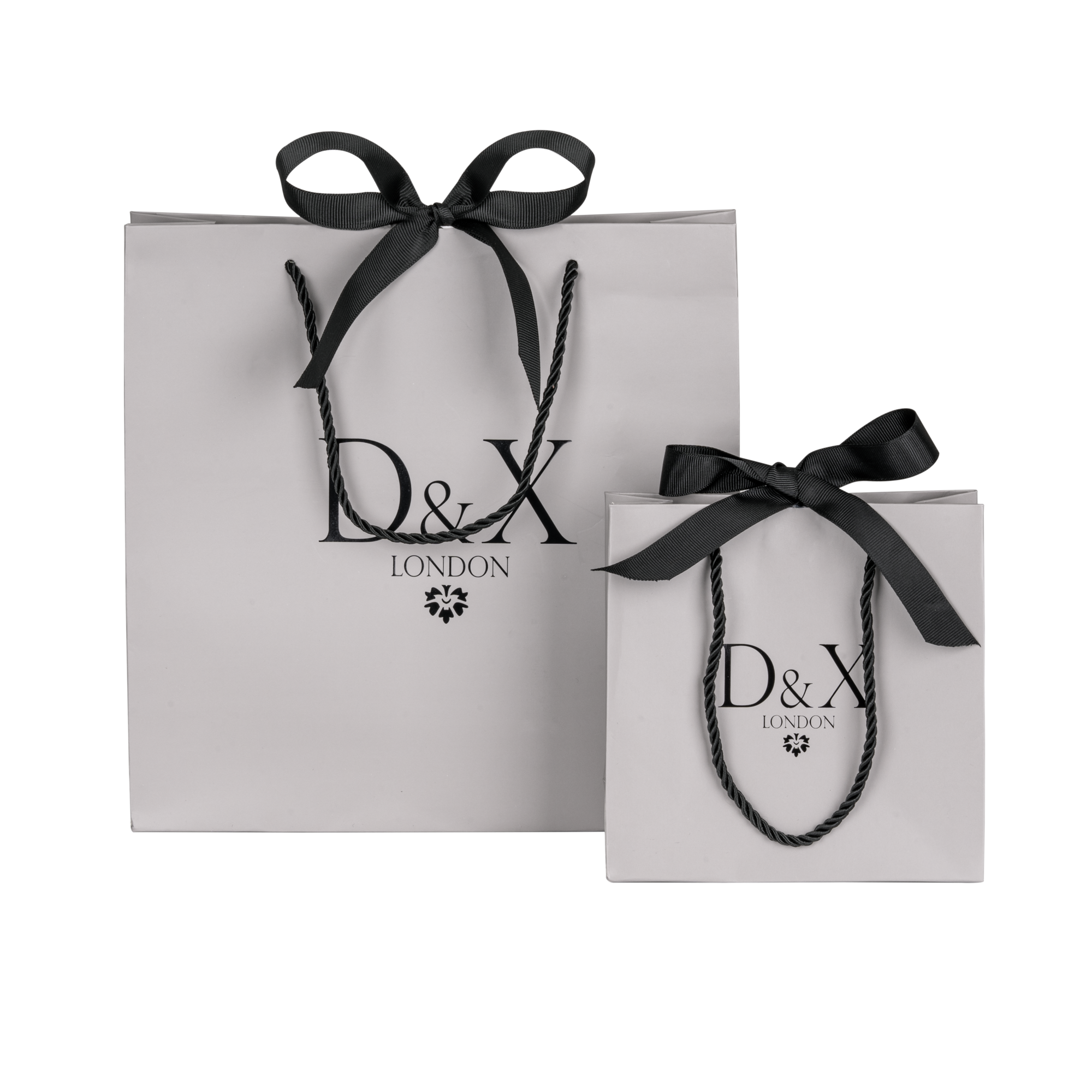 D&X Ltd - Wholesale Gift Bag - D&X Large Grey Gift Bag Packaging - individually sold1