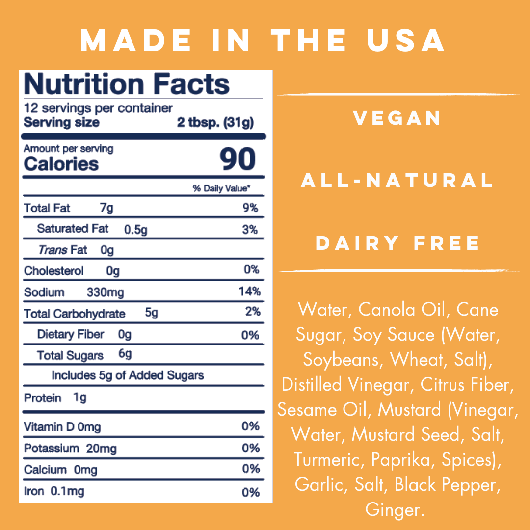 Yo Mama's Foods – Molho por atacado – Yo Mama's Molho Asiático de Gergelim2