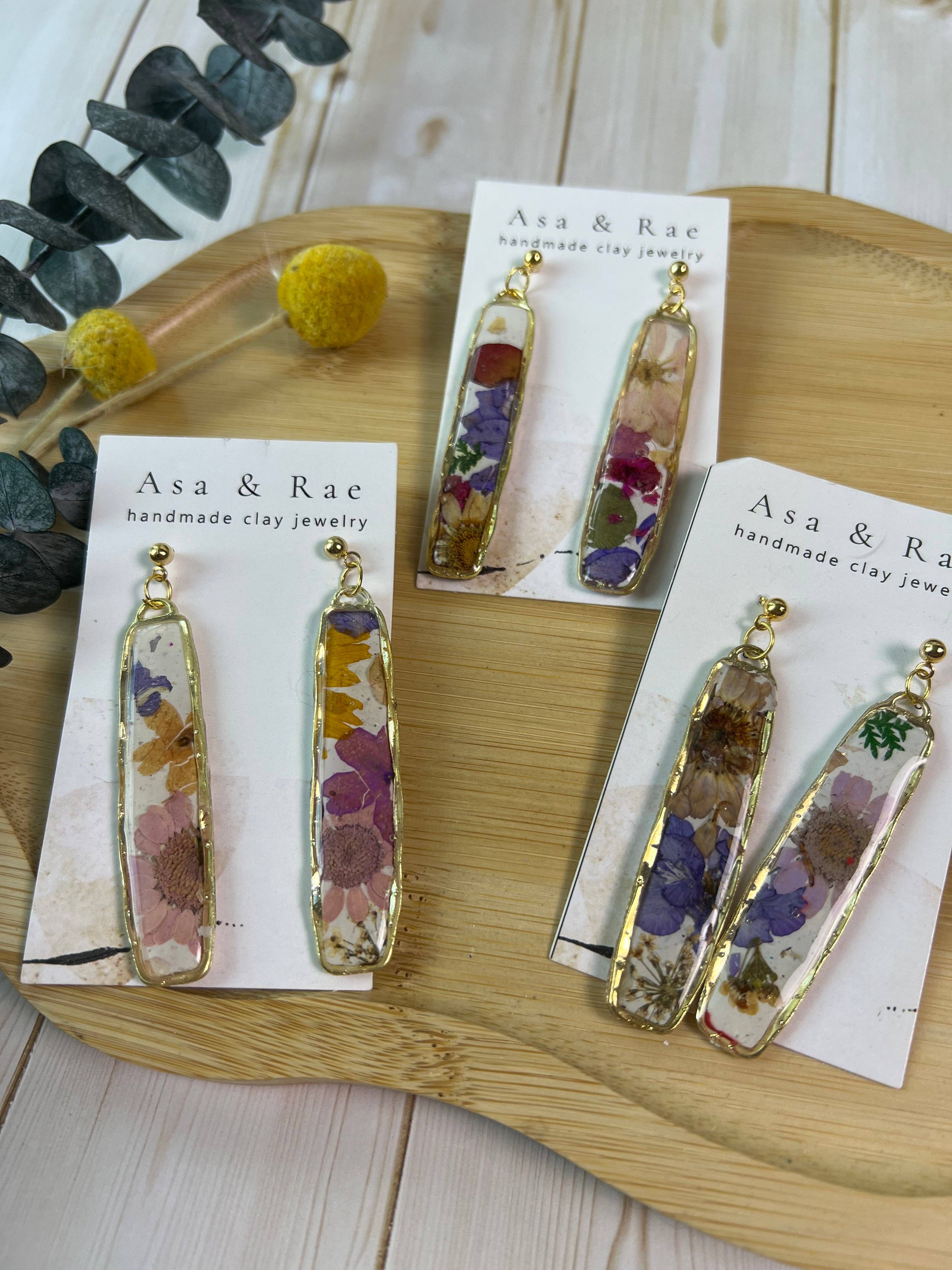 Asa&Rae - Wholesale Dangle Earrings - Oblong Rectangle Dangle10