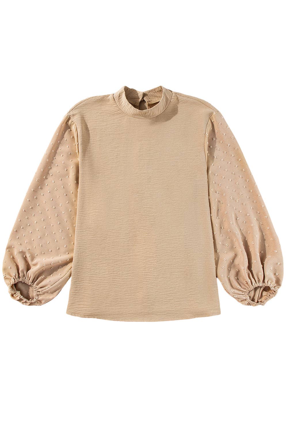 Lex Wholesale - Wholesale Blouse - Women's - Swiss Dot Balloon Sleeve Blouse1