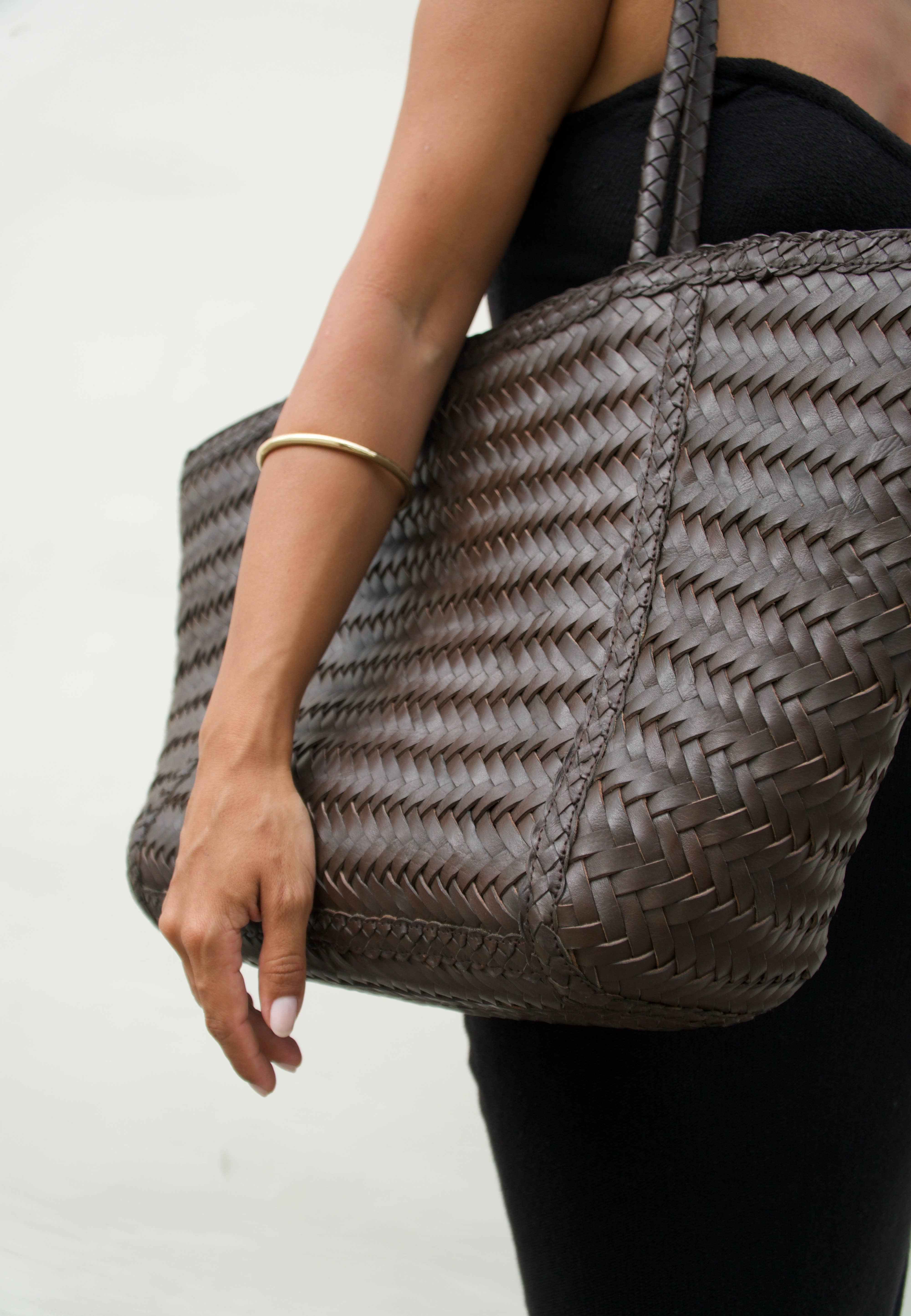 Le Cle - Wholesale Top handle bag – women's - Arvela Bag | Handwoven Leather Shopper2