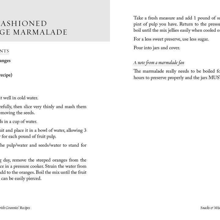 Sourcebooks - Wholesale Cookbooks & Food - Our Irish Grannies' Recipes (HC)1