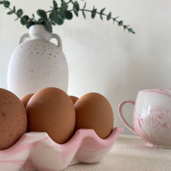 Mar(és)ine - Wholesale Charger - "Le charmant" eco-friendly egg holder in Jesmonite12
