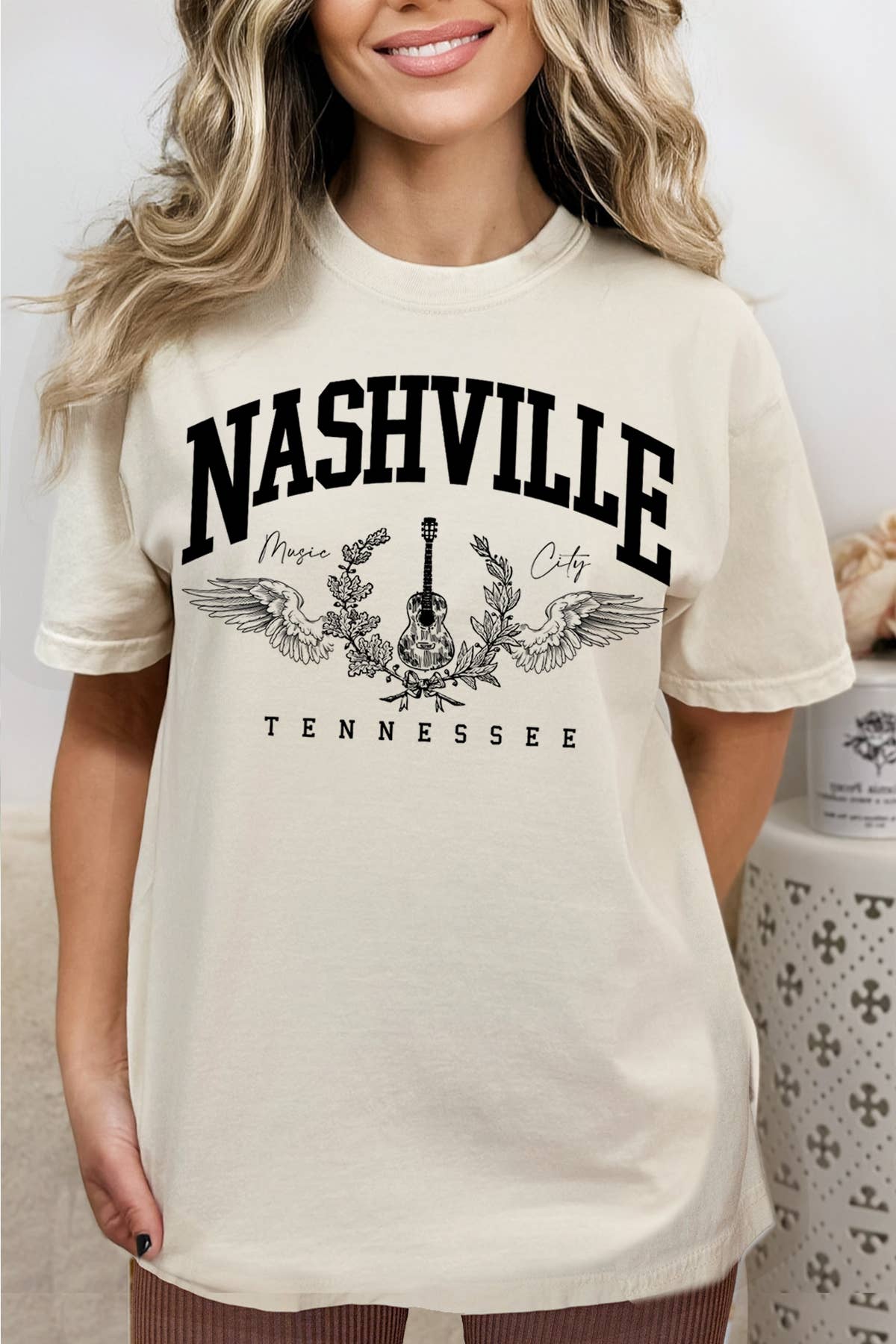 BouTeeQue Closet - Vente T-shirt sérigraphié – femme - BTJL5157 À NASHVILLE2