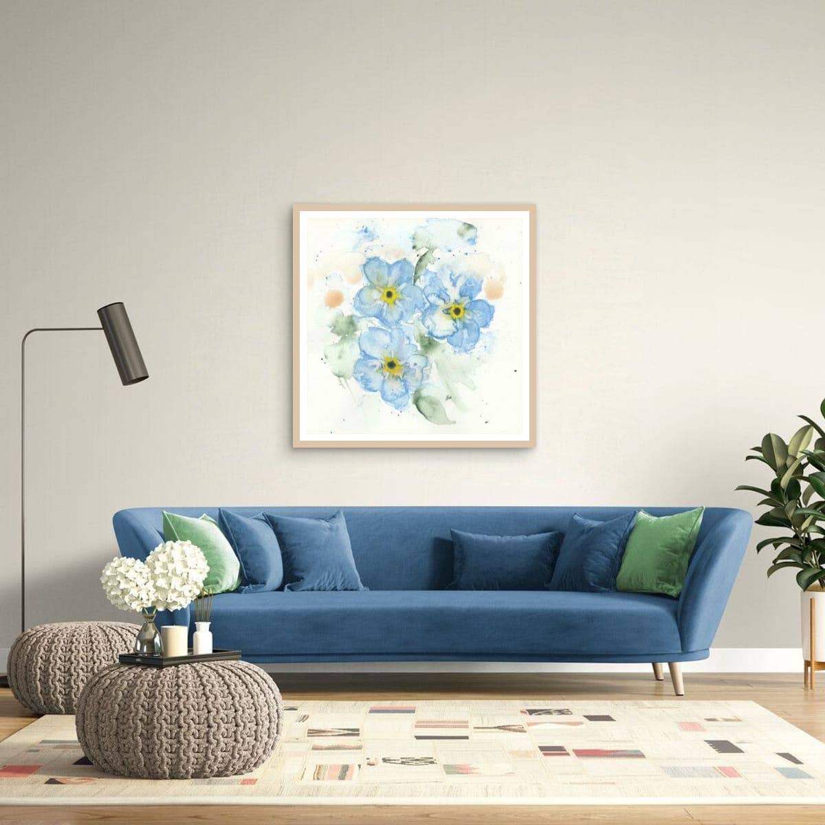 Maart Art - Wholesale Art Print - Embracing Memories: The Beauty of Forget-Me-Nots1