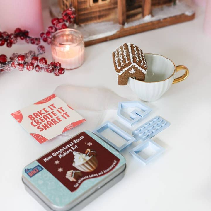 My Little Bake Box – Großhandel DIY-Lebensmittelkit – Mini-Lebkuchenhaus-Keksback- und Dekorationsset1