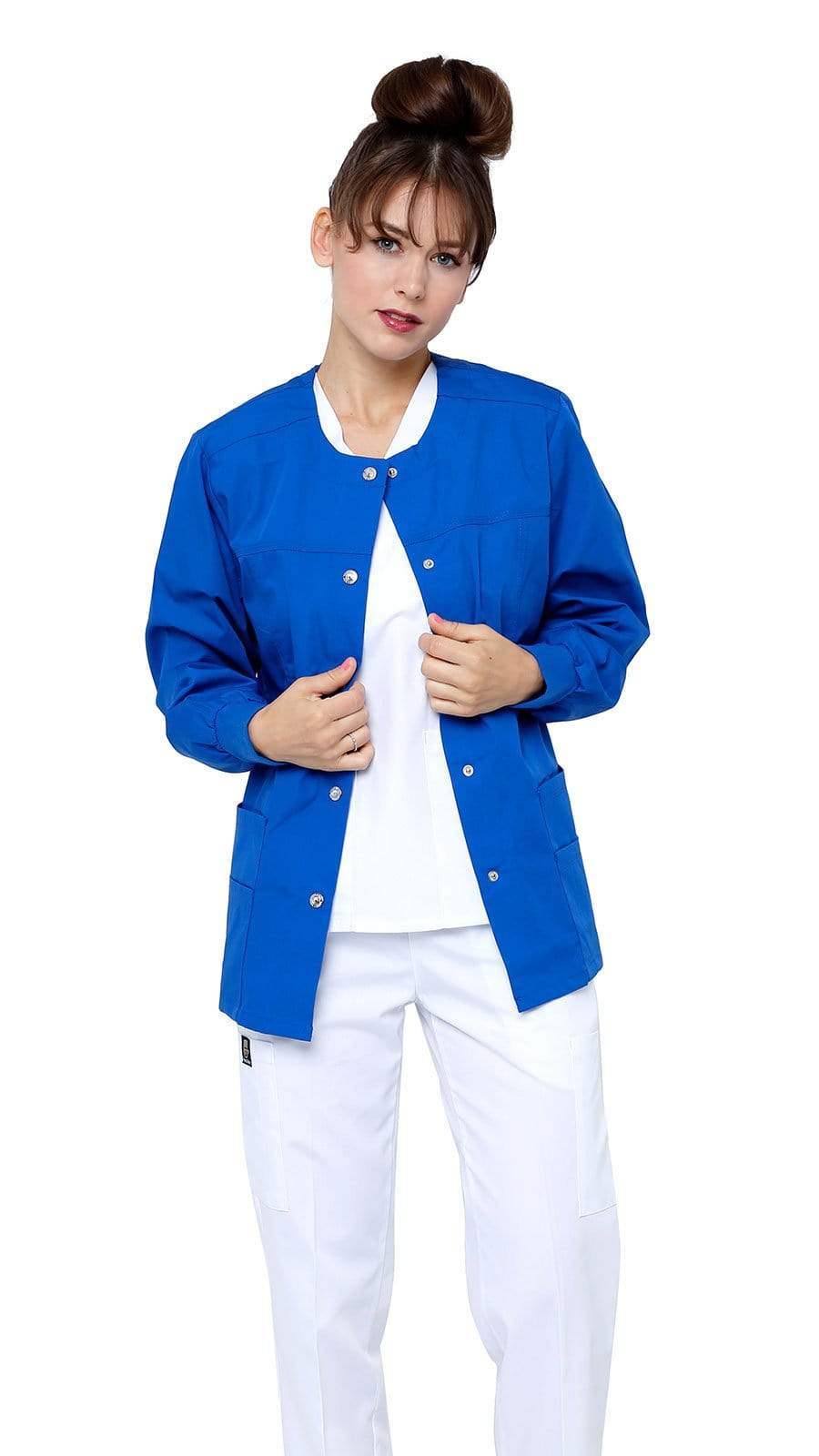 Dress A Med - Wholesale Jacket - Women's - Women's Snap Jacket Warm Up Uniform Scrub2