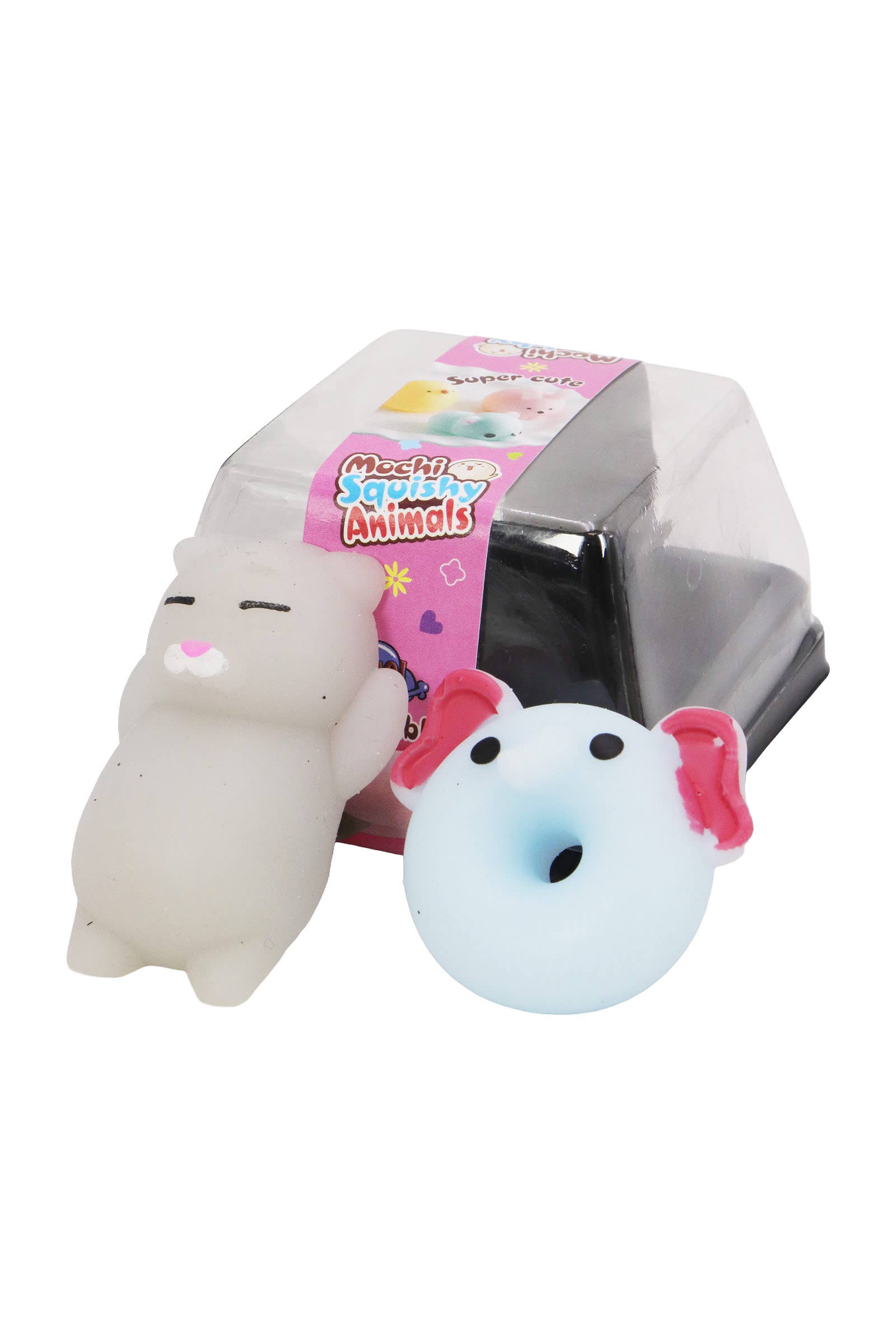 ASSORTEREDE Animal Pals blød mini mochi squishy - sæt med 2 stk. for engroshandel på Faire11