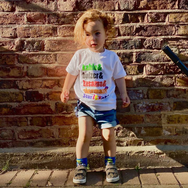 FEMALE ARTIST MATES - Matching Short Sleeve T-Shirt for wholesale by Little Mate Adventures