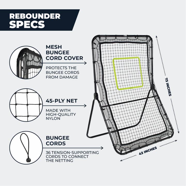 Victorem Gear - Wholesale Sporting Accessories - Victorem Lacrosse Rebounder - 6x4 Ft. Bounce Back Lacrosse