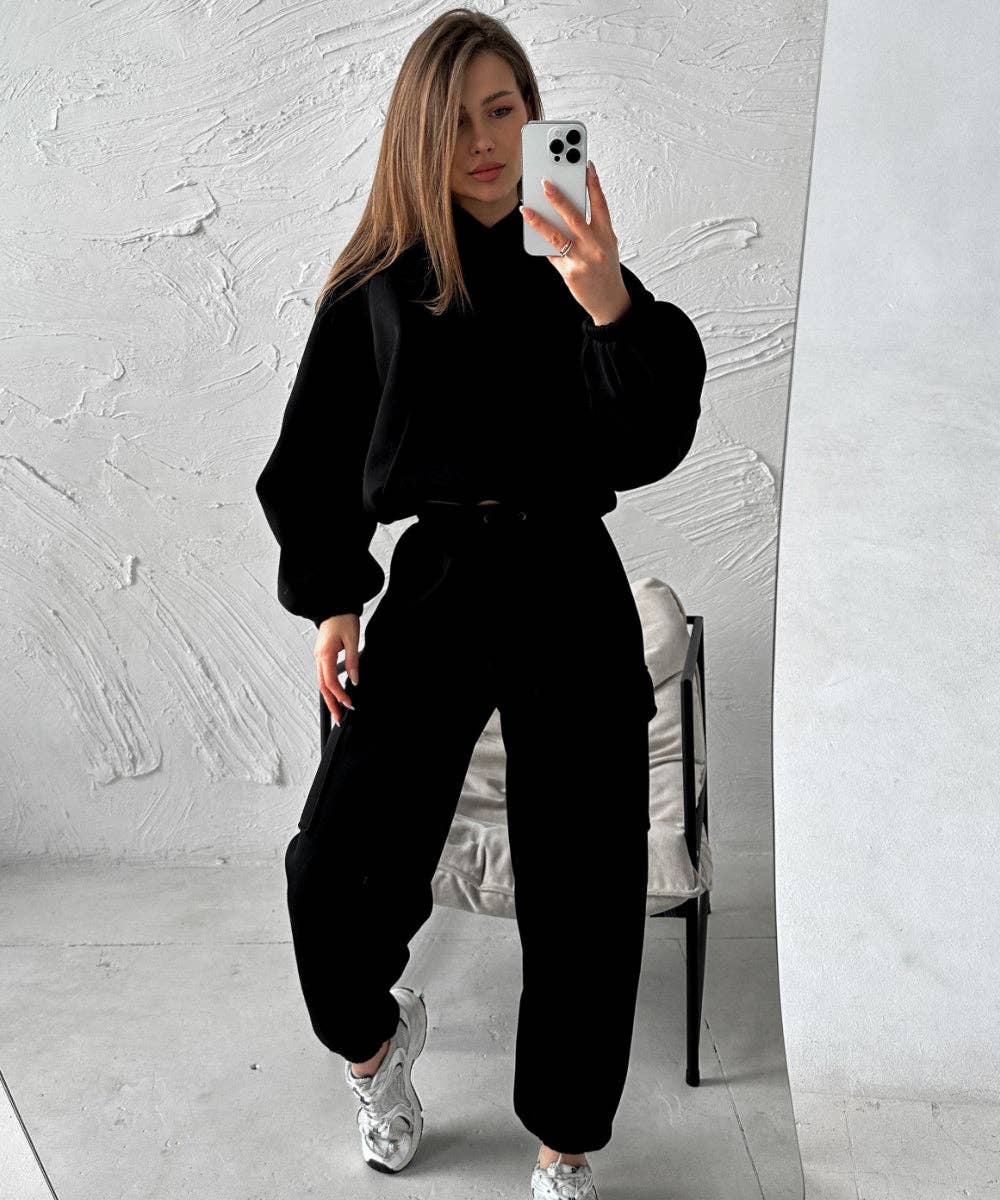 Aria Romance – wholesale Träningskläder – Dam – Prestanda Fleece Hoodie Jogger Set3