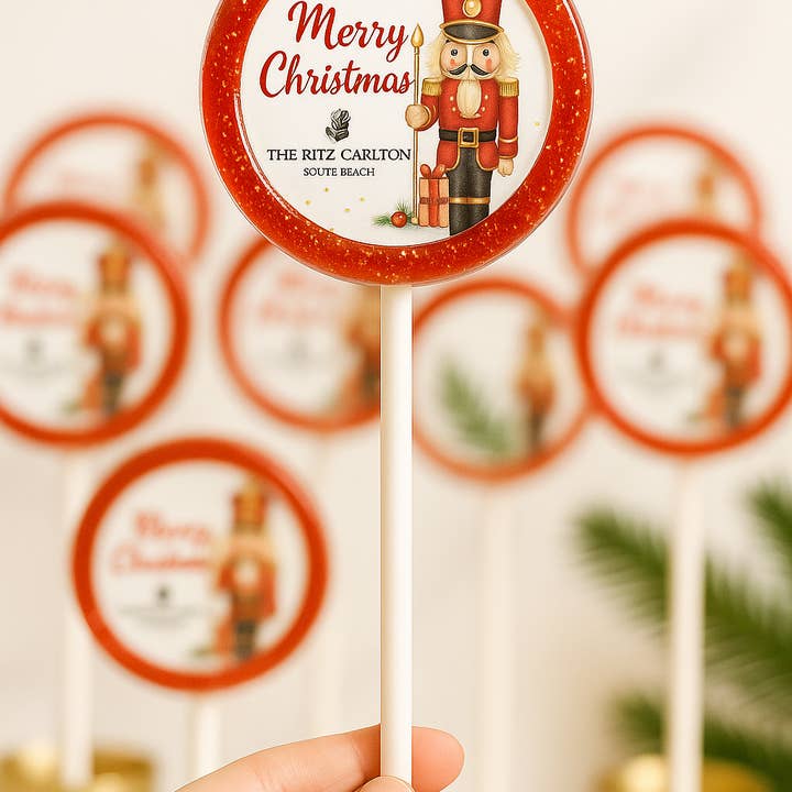 TheLollipopStudio - Wholesale Lollipop - Christmas Nutcracker Lollipops – Seasonal Hotel Guest Gift2
