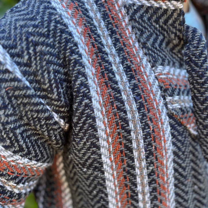 West Path - Wholesale Hoodie - Men's - Mexican Poncho Baja Hoodie - Soft Sweatshirt Pullover - Grey