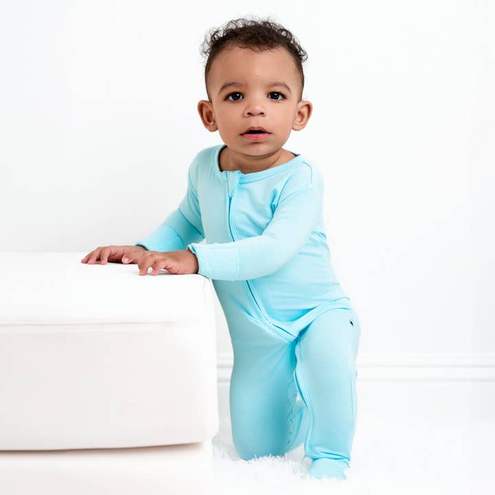 Seabreeze Zippy Romper por atacado de Three Coastal Babies & Co