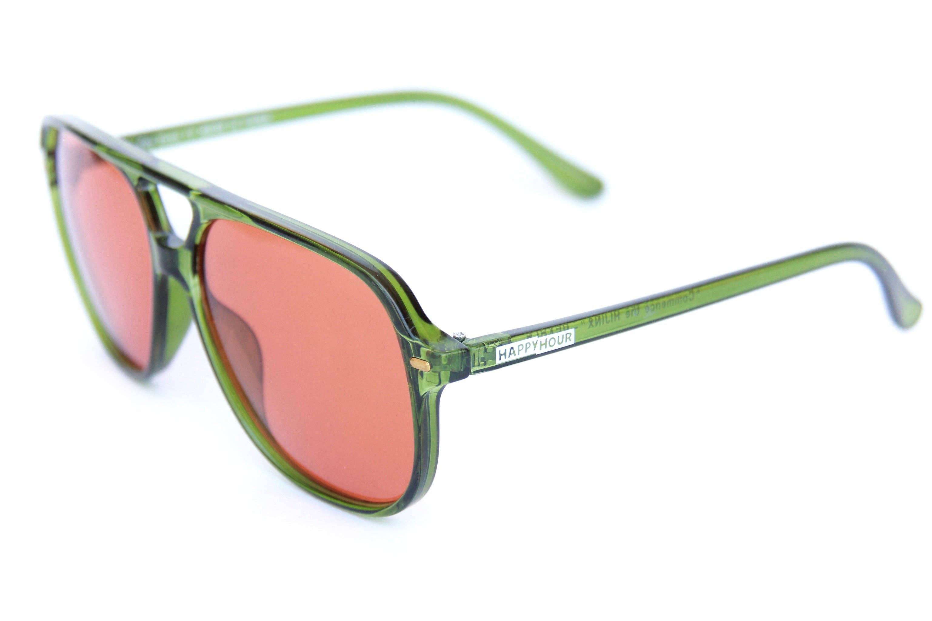 Happy Hour Shades – Engroshandel Solbriller - Dame – Hertugerne | Gloss Moss Green1