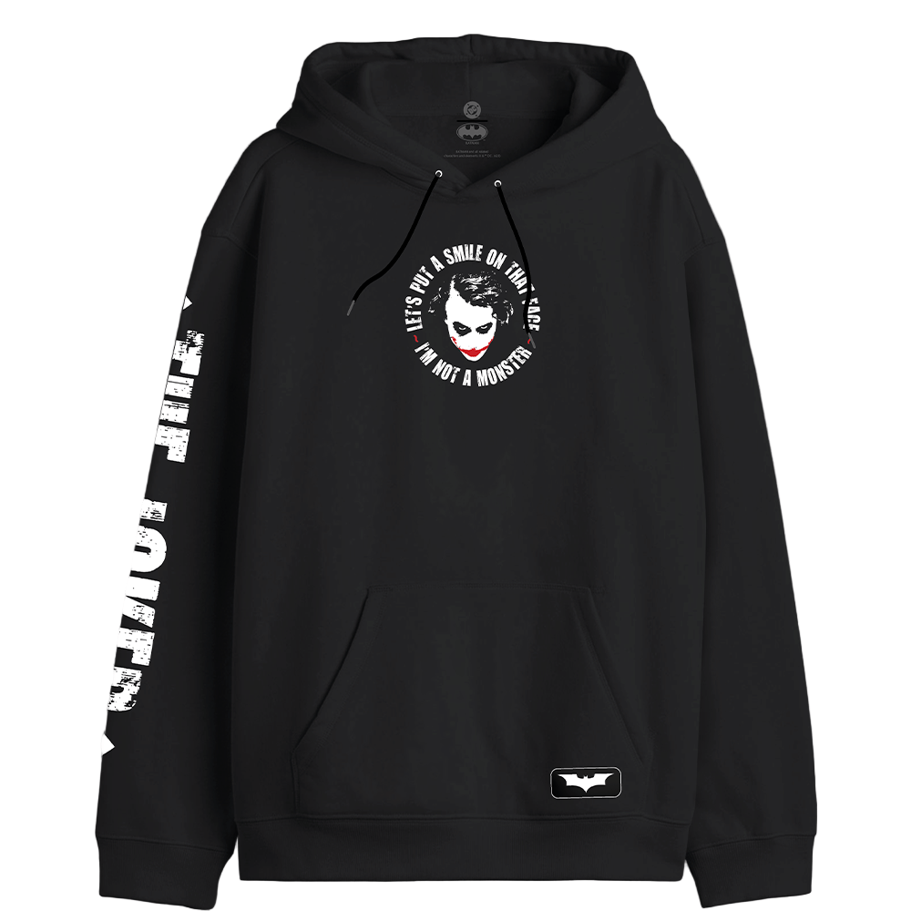 Black Hoodie Joker Officiel DC Comics – Confort et Style en vente sur Faire2