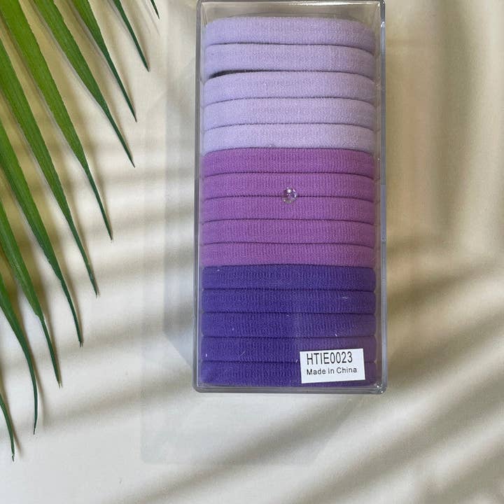 Nakoa The Label - Wholesale Hair Tie - Super Stretchy Elastic Hair Ties - Box of 15 - Sorbet2