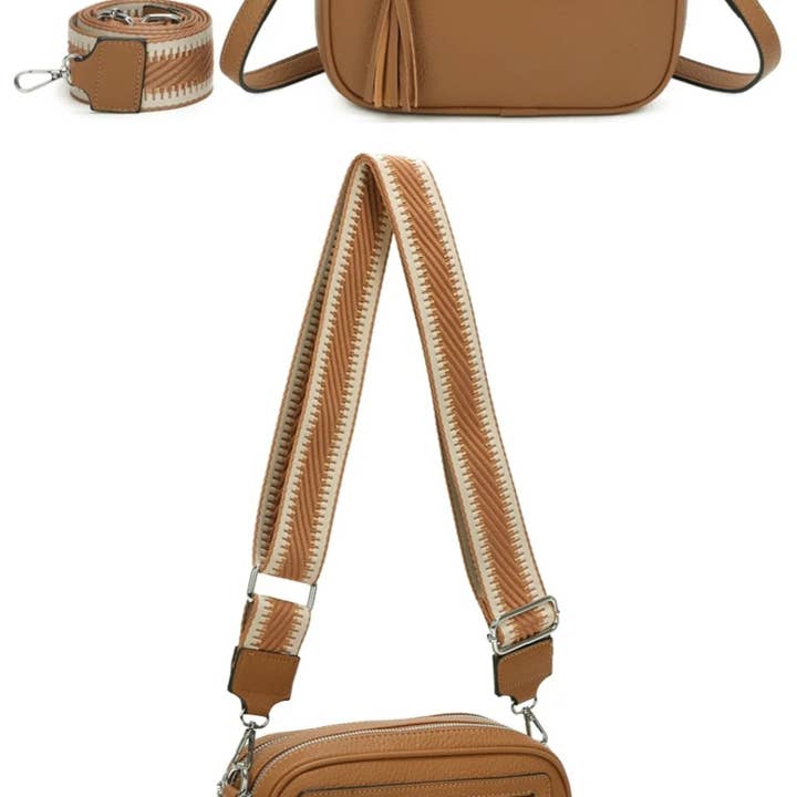 Ellas Trading – wholesale Crossbody bag – Women's – Urban Charm Tassel Ample Crossbody Bag - RB24080215