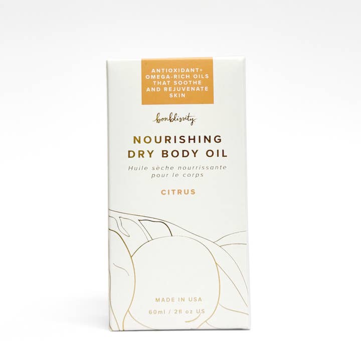 Bonblissity - Vente Huile pour le bain/corps - Huile Sèche Nourrissante pour le Corps (PDSF 34 $) - Agrumes (3 unités)2