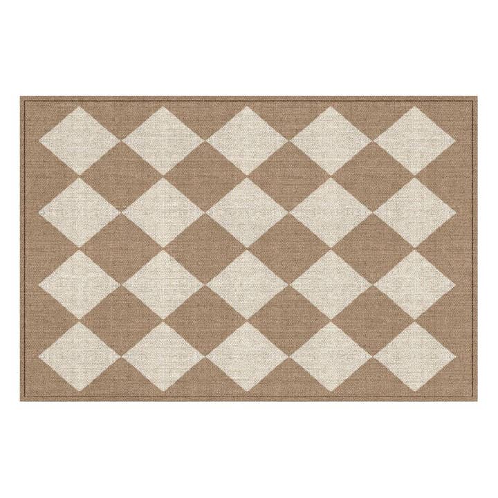 Carolina Creekhouse - Wholesale Floor Mat - 3acrehomestead Charlie FloorFlat | Cream - Premium Vinyl Floor Mat