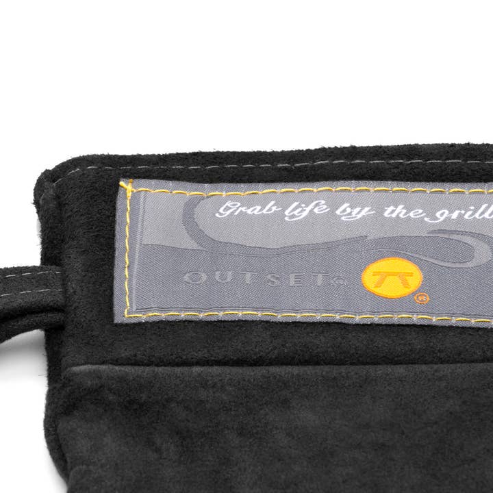 Fox Run Brands – Engroshandel Grydelap – Outset sort lædergrillhandske, 8,5“ x 17“4