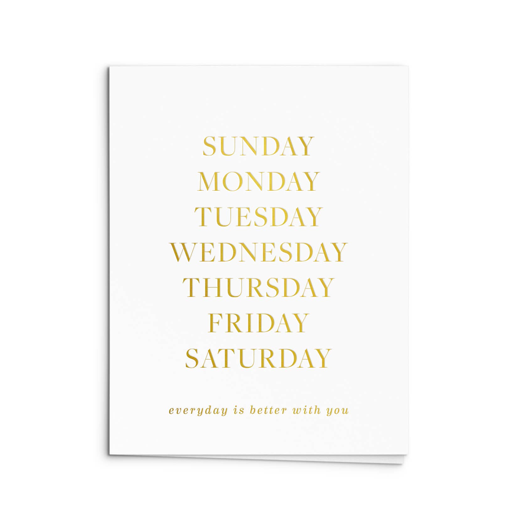 Smitten on Paper – Großhandel Grußkarten für den Alltag – Everyday is Better Grußkarte1