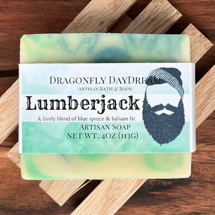 Lumberjack Artisan Soap for wholesale by Dragonfly DayDream