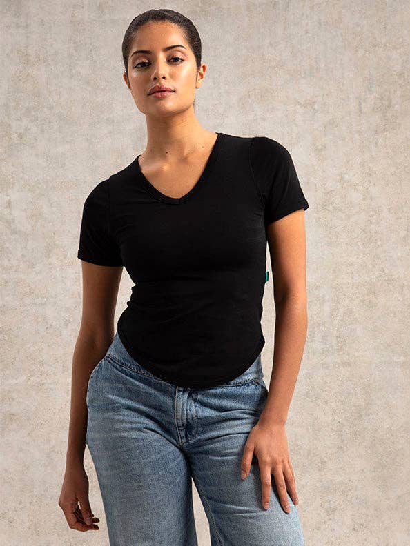 Nobratop® Georgia - Organic Cotton & Refibra™ - Ebony Black for wholesale by Mina Storm