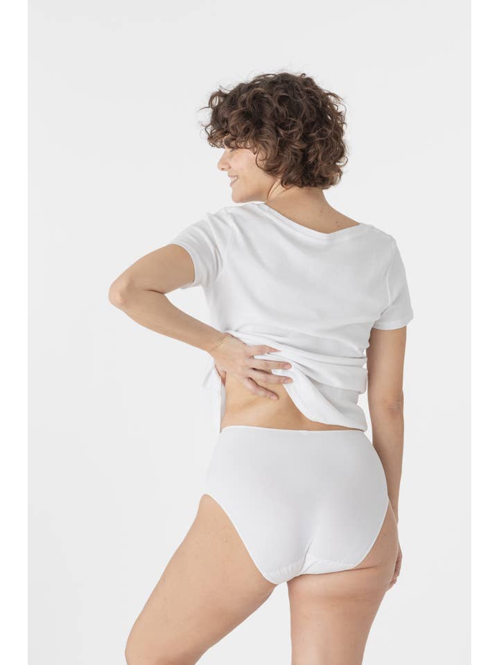 Maison Lejaby – Großhandel Unterwäsche – Damen – Maison Lejaby Unsichtbare weiße High-Waist-Höschen14