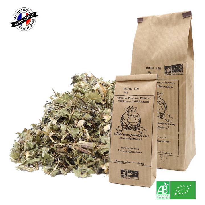 Le Cabri D'Or - Wholesale Herbs - Organic Blessed Thistle - Dried plant