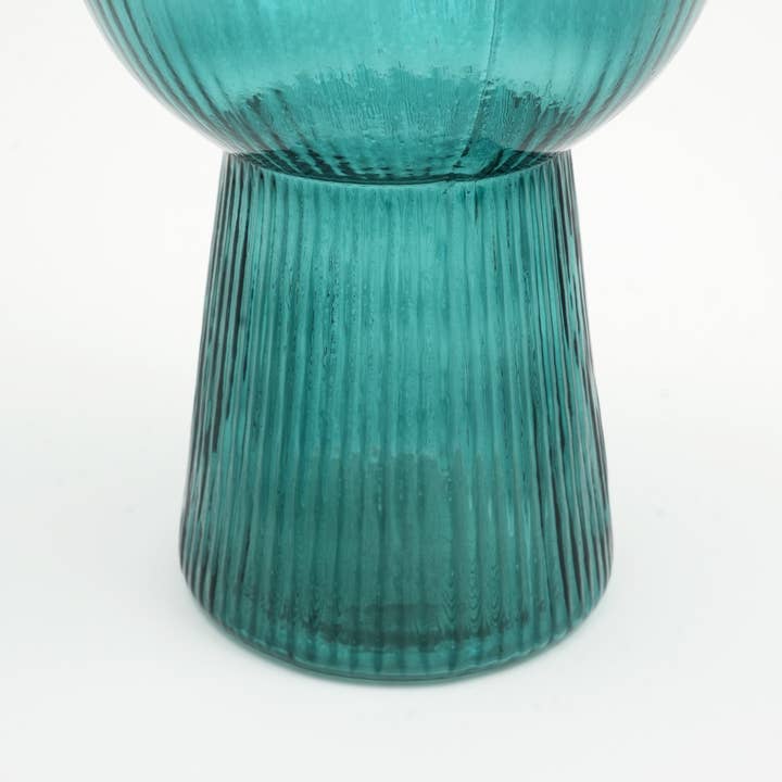 ExpoBazaar - Wholesale Vase - Vase | Modern Funnel Flare Glass Vase | 5X10"5