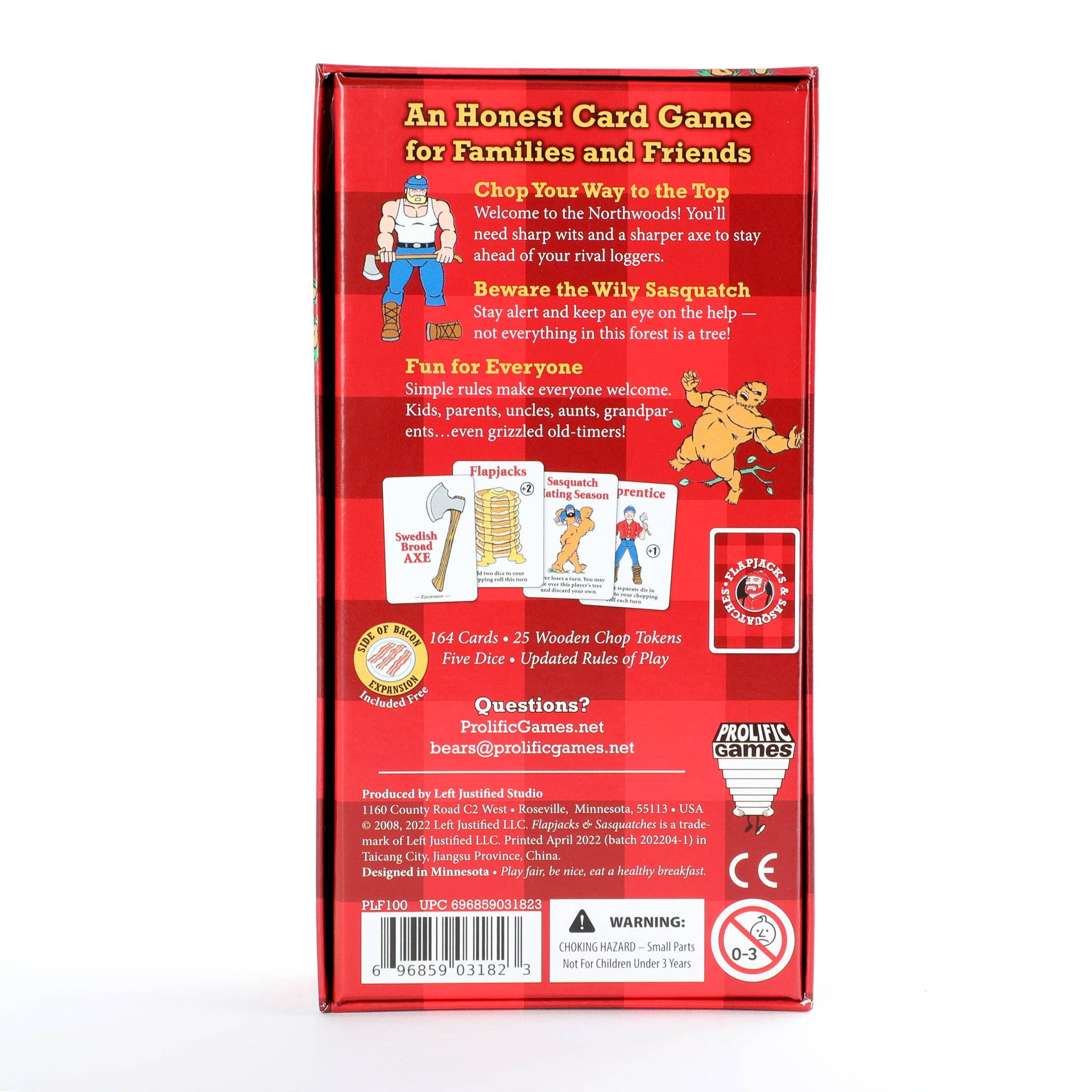 Left Justified Studio & Prolific Games - Wholesale Kaartspel - Flapjacks & Sasquatches — Een houthakkerskaartspel voor het hele gezin16