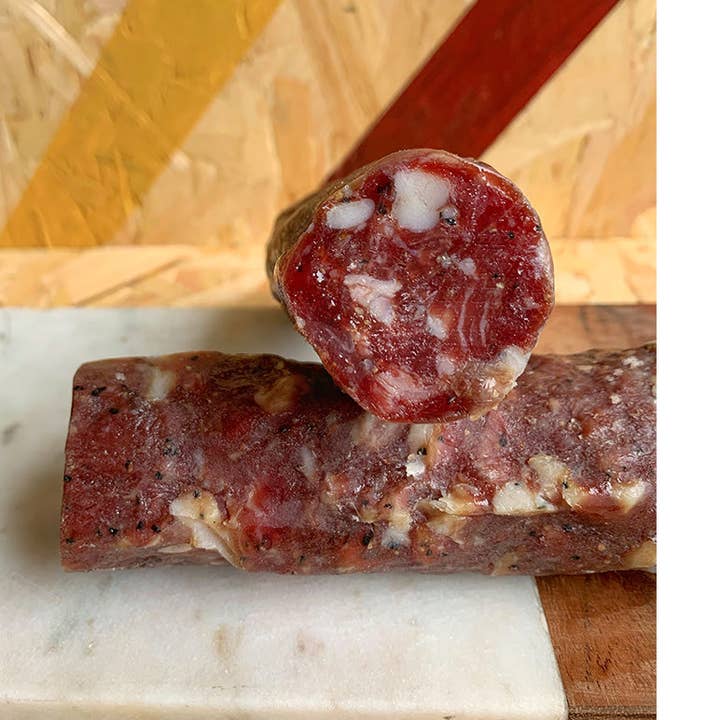 Fennel Salami - Finocchiona for wholesale by Ispini Charcuterie